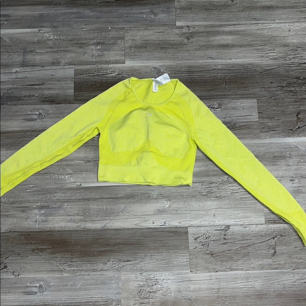 Gymshark Neon Yellow Long Sleeve Shirt